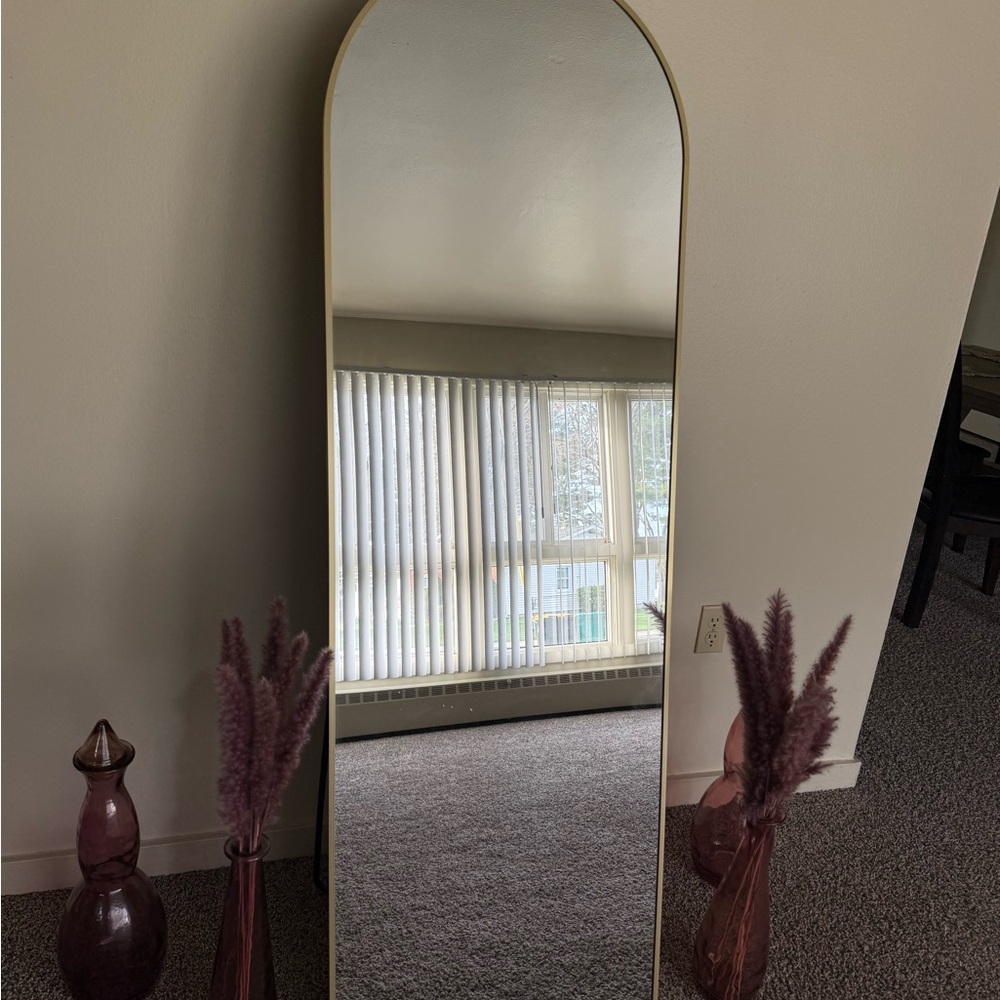 Elegant Gold Arch Wall Mirror